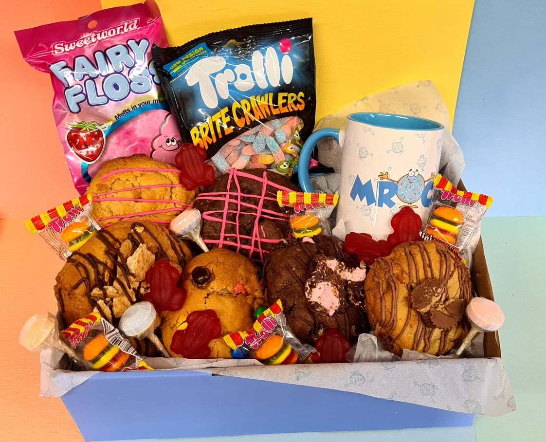 Candyland Cookies Pack with Mr Cookies Mug.