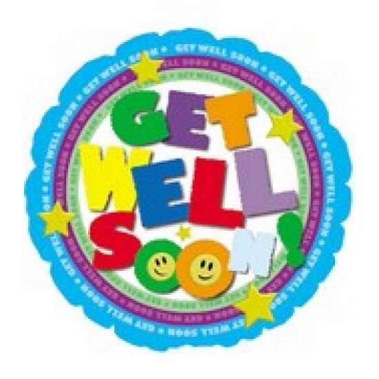 Get Well 4″ Air-filled Balloon.