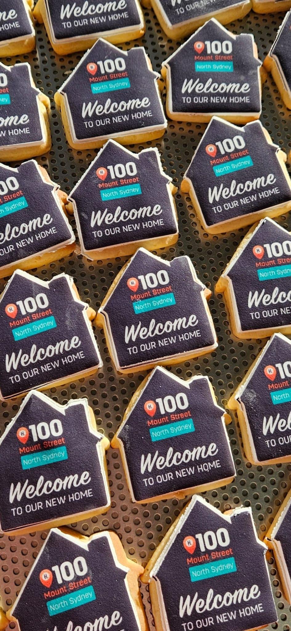 6cm Personalised Custom Shape Cookies.