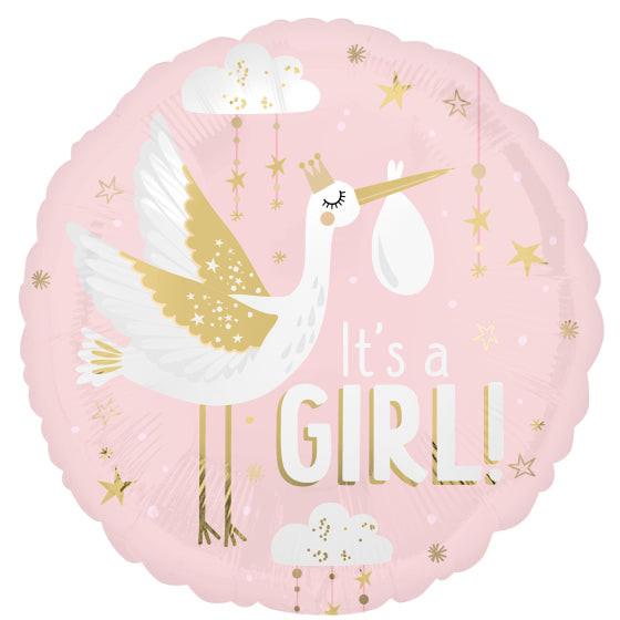 Baby Girl Balloon Special Delivery 4″ Air-filled Balloon.