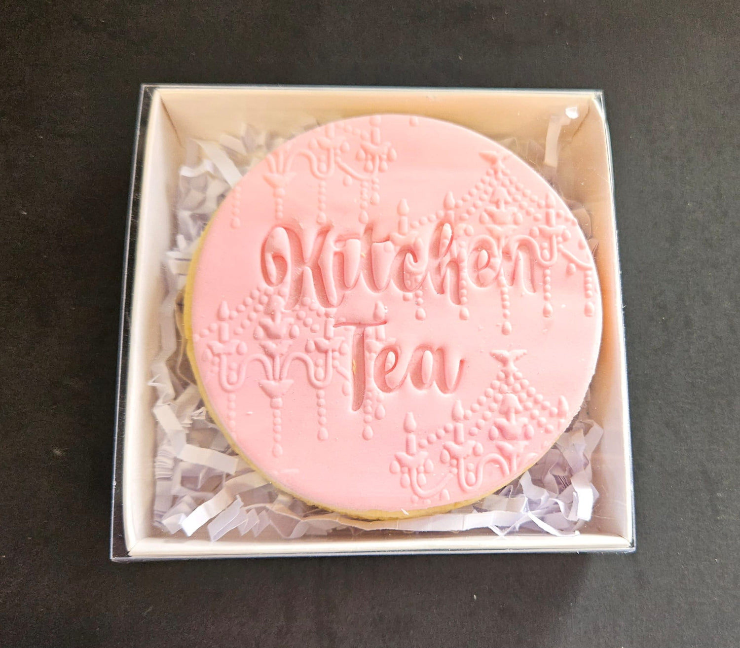 Kitchen Tea Cookies Chandelier Thick Cursive Font By Mr Cookies, Kitchen Tea Cookies, Kitchen Tea Favours, Kitchen Tea