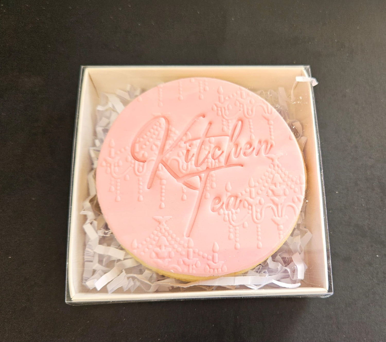 Kitchen Tea Cookies Chandelier Thin Cursive Font By Mr Cookies, Kitchen Tea Cookies, Kitchen Tea Favours, Kitchen Tea