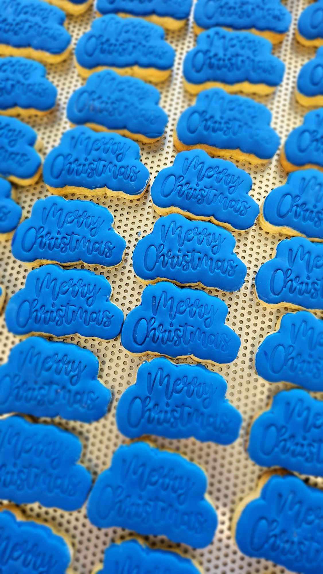 8cm Personalised Custom Shape Cookies.