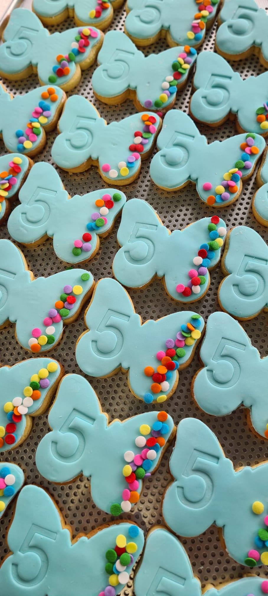 6cm Personalised Custom Shape Cookies.