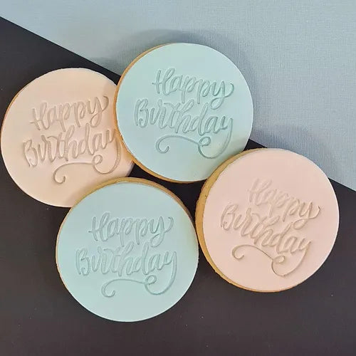 Individual Happy Birthday Cookies