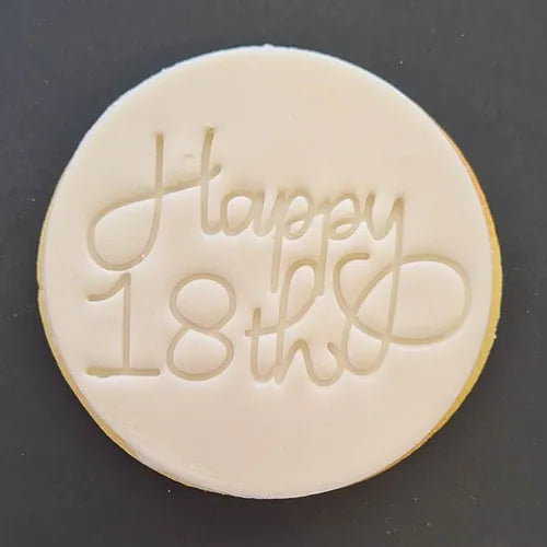 Individual Happy 18th Birthday Cookies