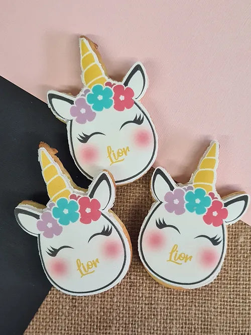 Personalised Unicorn Cookies