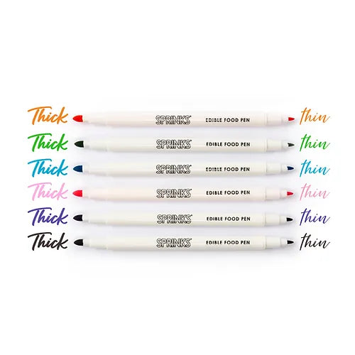 SPRINKS Edible Food Pen Set - PASTEL PACK (Pack of 6)