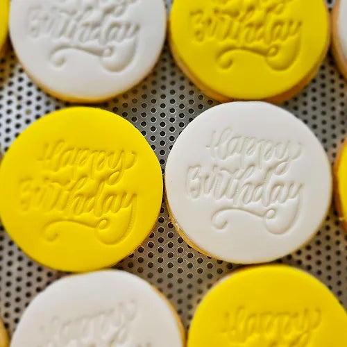 Individual Happy Birthday Cookies