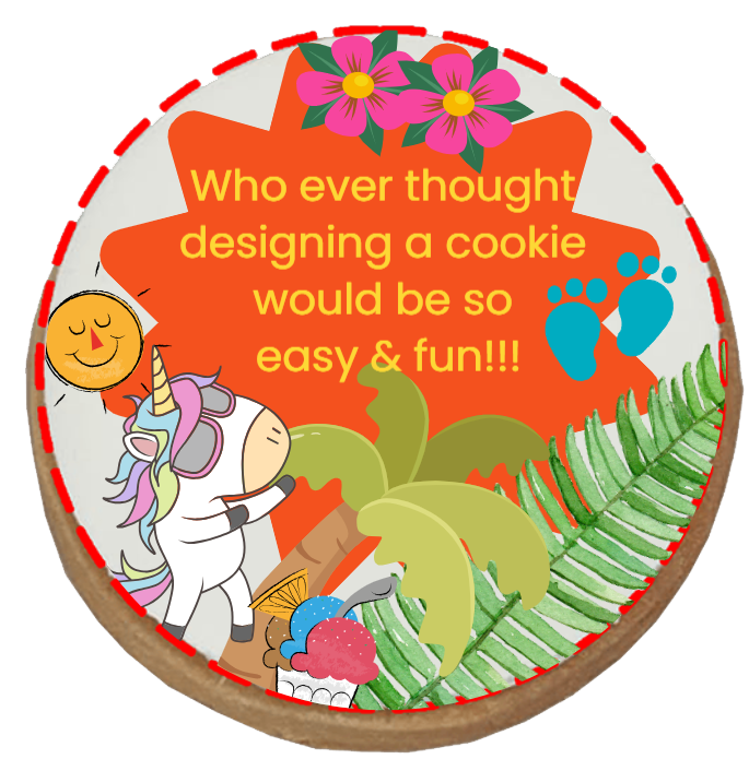 6CM Design Your Own Personalised Cookies