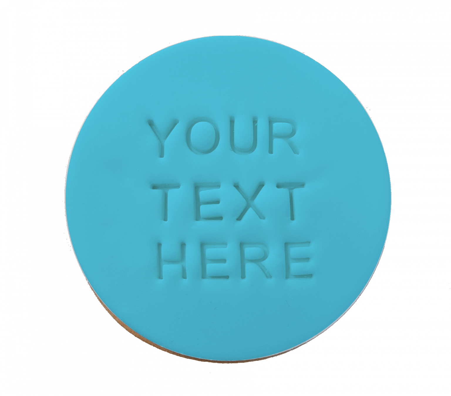 Custom Text Cookies 8cm Personalised Cookies - Mr Cookies