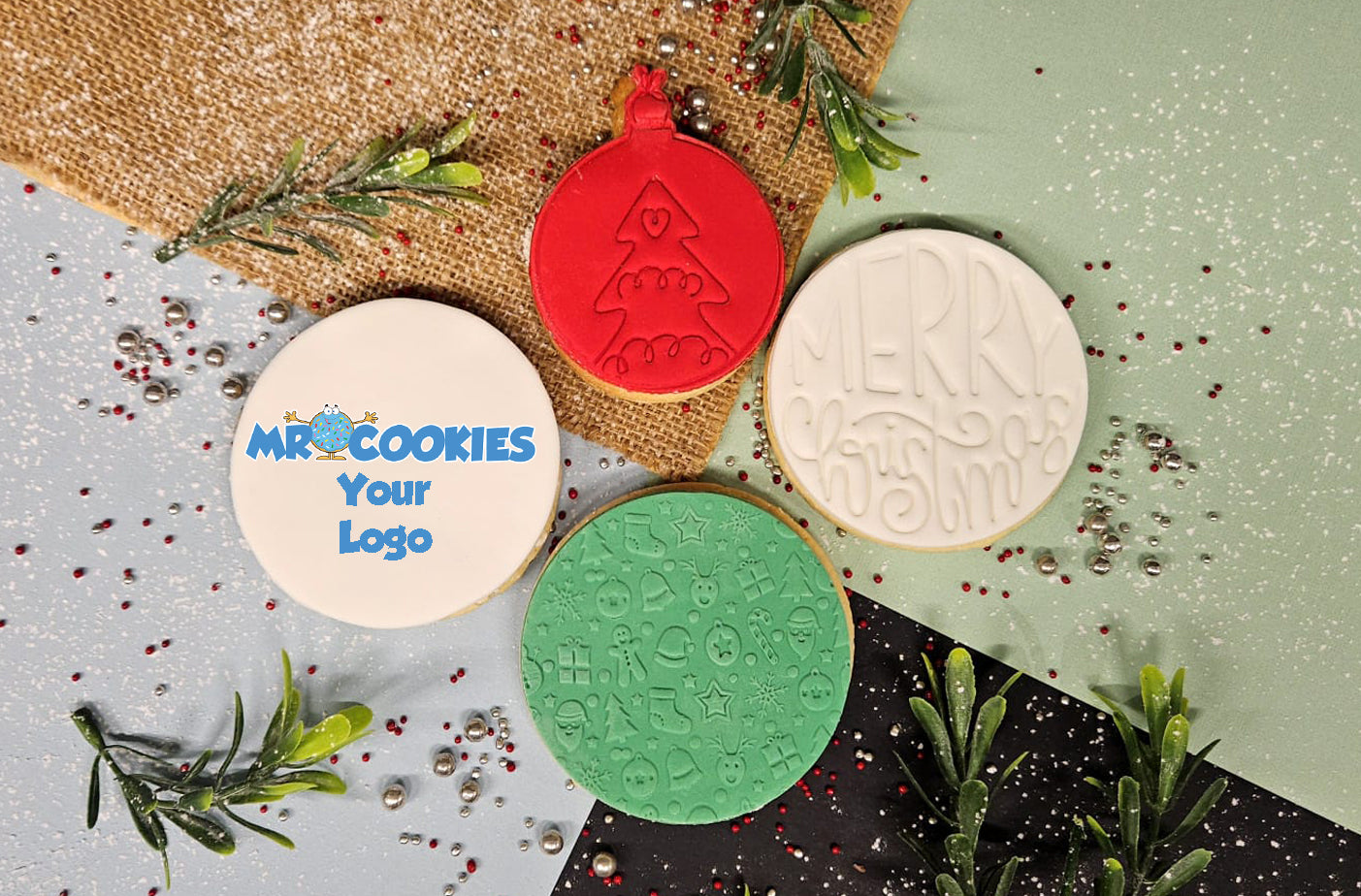 Christmas Cookies with Logo Cookie