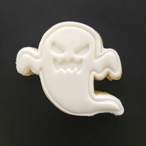 Individual Ghost Cookie Halloween Cookie - Ghostly Delights for Halloween Individually Wrapped Ghost Cookies