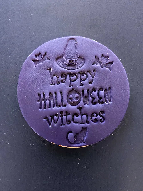 Individual Happy Halloween Witches Cookie - Bewitchingly Delicious