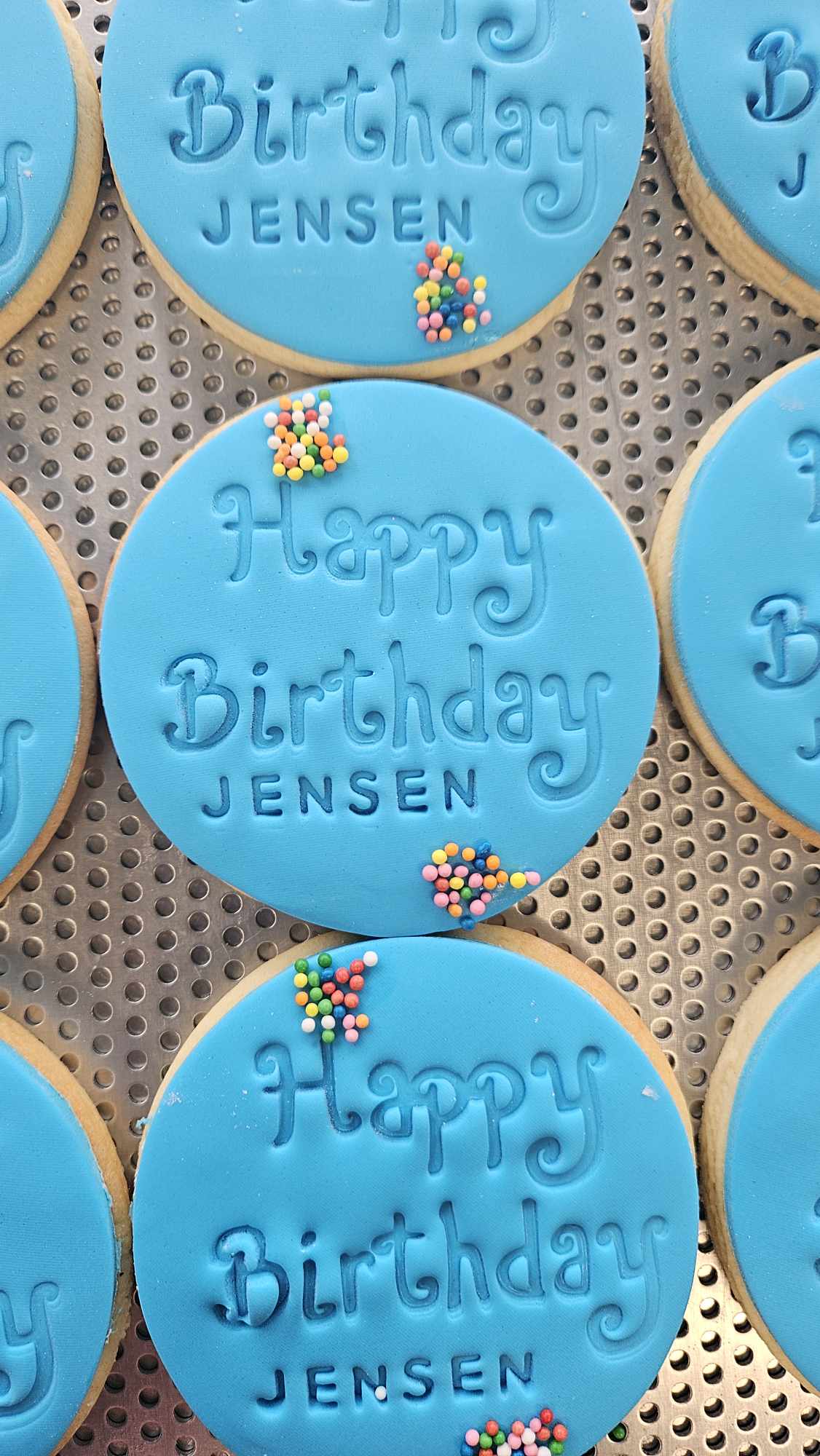 Personalised Happy Birthday Cookies