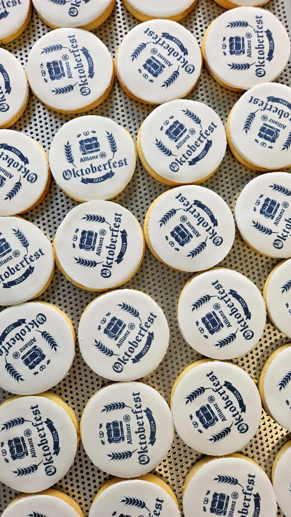8cm Logo Cookies - Mr Cookies
