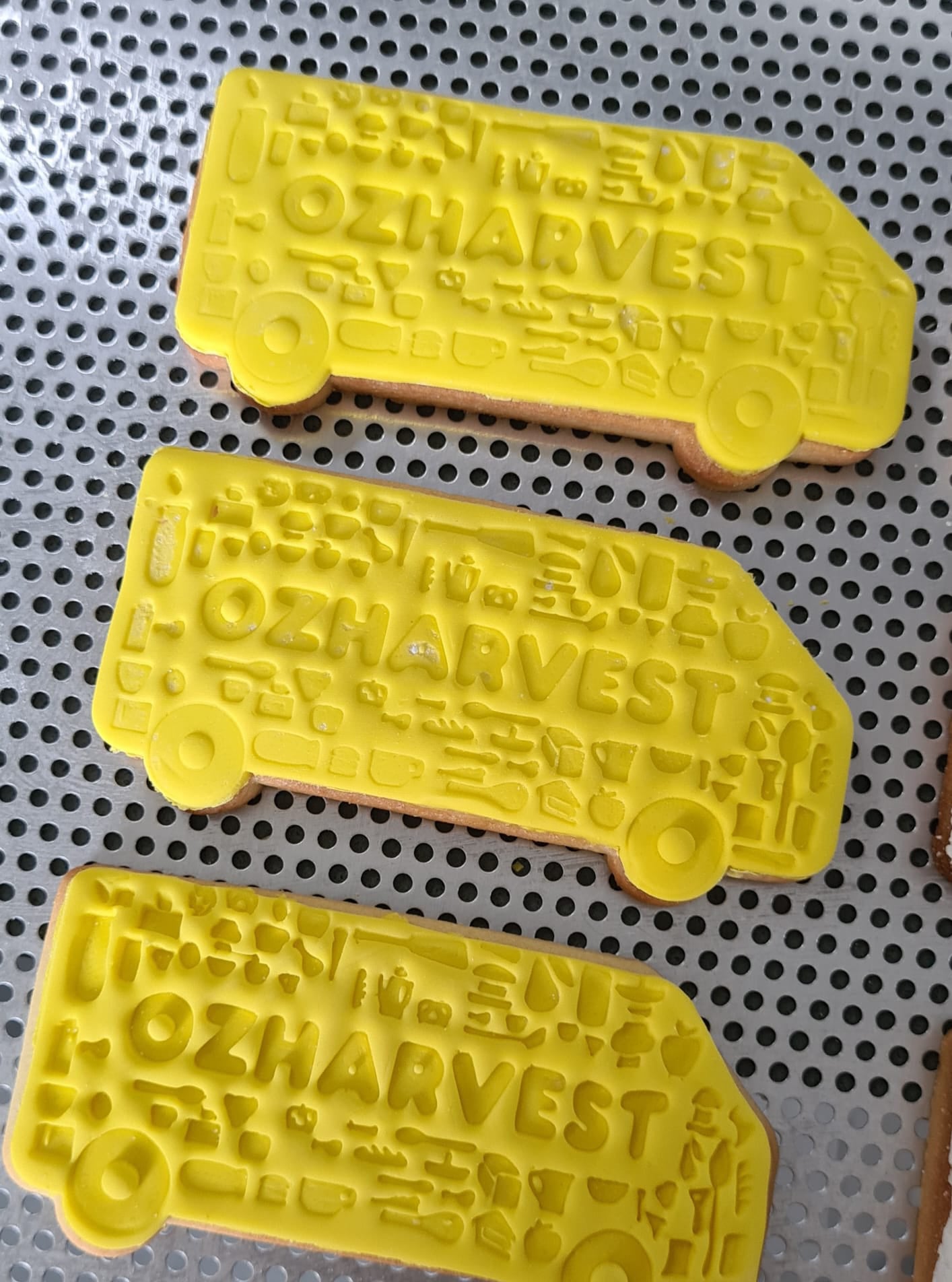 6cm Personalised Custom Shape Cookies