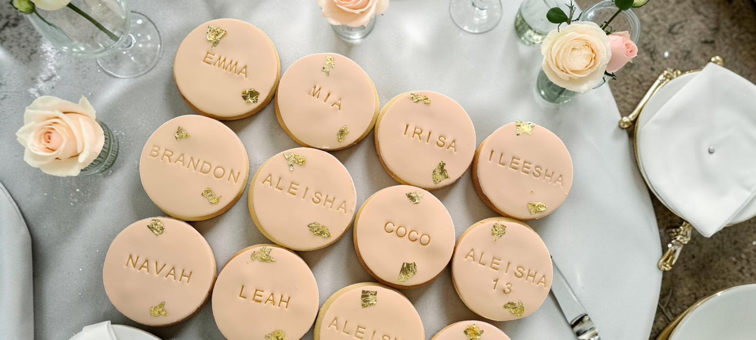Place Card Cookies Australia – Personalised Wedding & Event Name Cookies