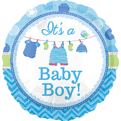 Shower With Love Baby Boy 4″ Air-filled Balloon