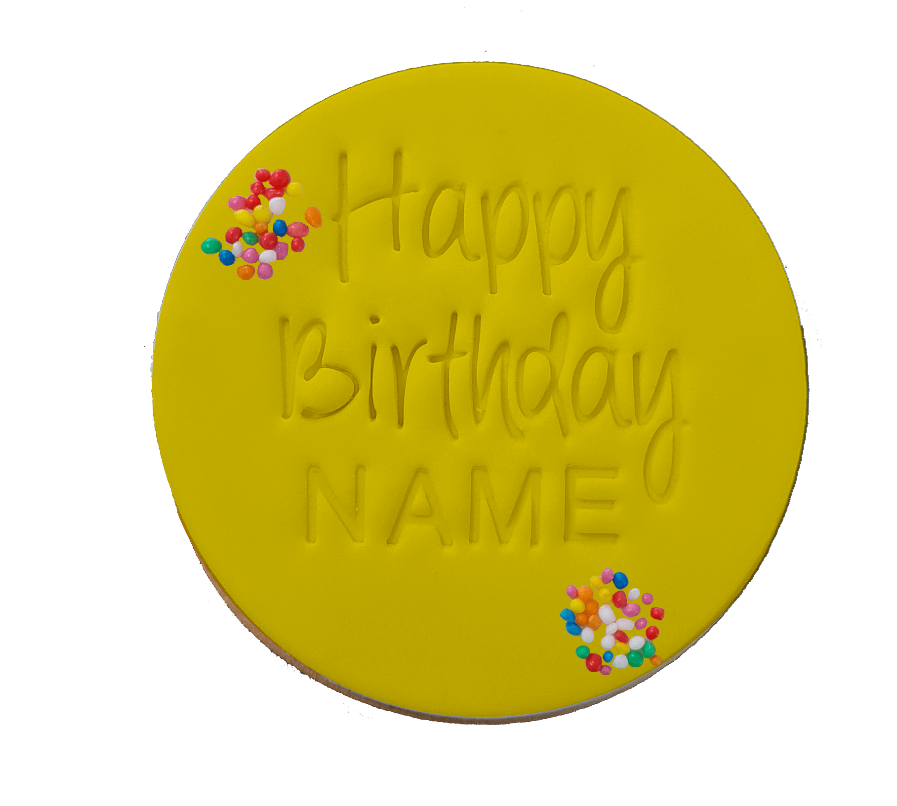 Personalised Cookies – Happy Birthday Cookies – Option 2 - Mr Cookies