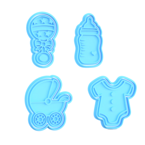 Baby Shower Cookie Cutter Set of 4