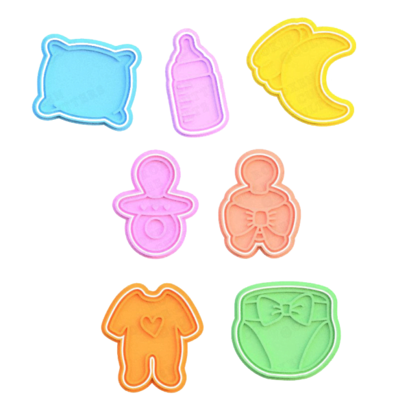 Baby Shower Cookie Cutter Set of 7