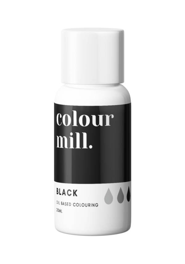 Black Oil Based Colouring 20ml Colour Mill
