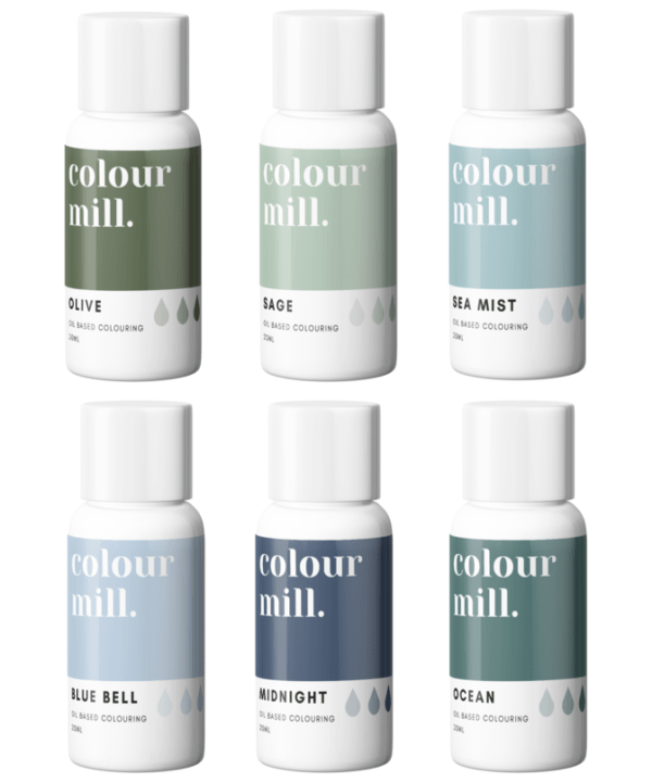 Coastal Oil Based Colouring 20ml 6 Pack Colour Mill