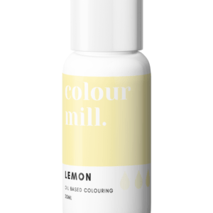 Lemon Oil Based Colouring 20ml Colour Mill