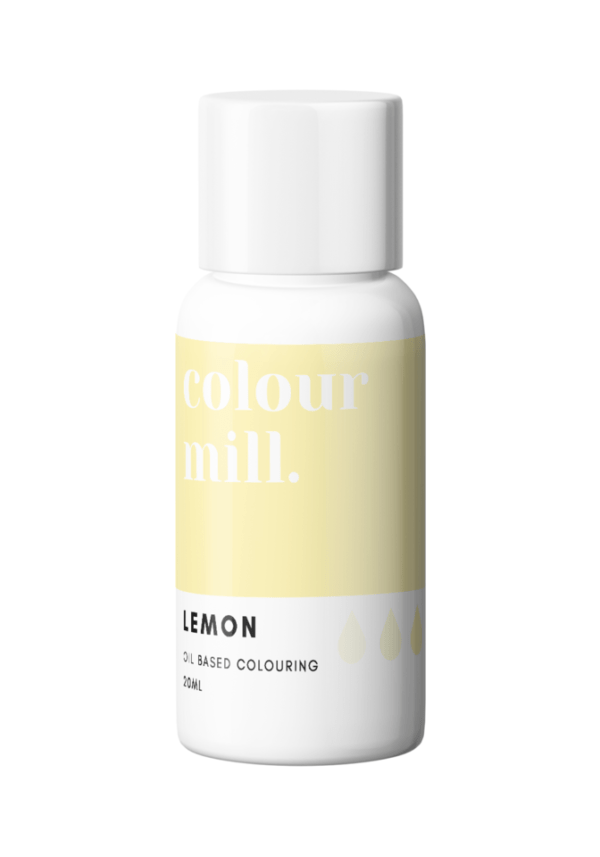 Lemon Oil Based Colouring 20ml Colour Mill