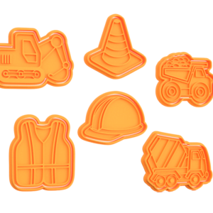 Construction Cookie Cutter Set of 6